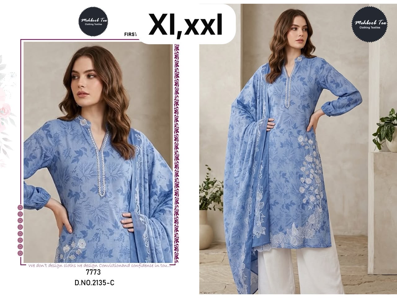 MEHBOOB TEX 2135 C PAKISTANI KURTI ONLINE SHOPPING