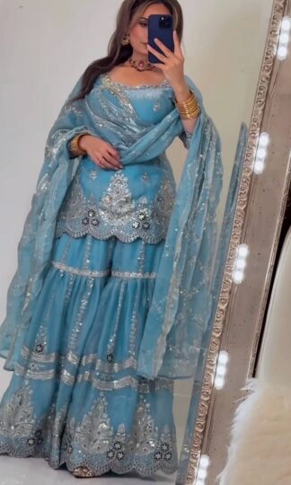 NF 1297 PAKISTANI SHARARA SUITS ONLINE IN INDIANF 1297 PAKISTANI SHARARA SUITS ONLINE IN INDIA