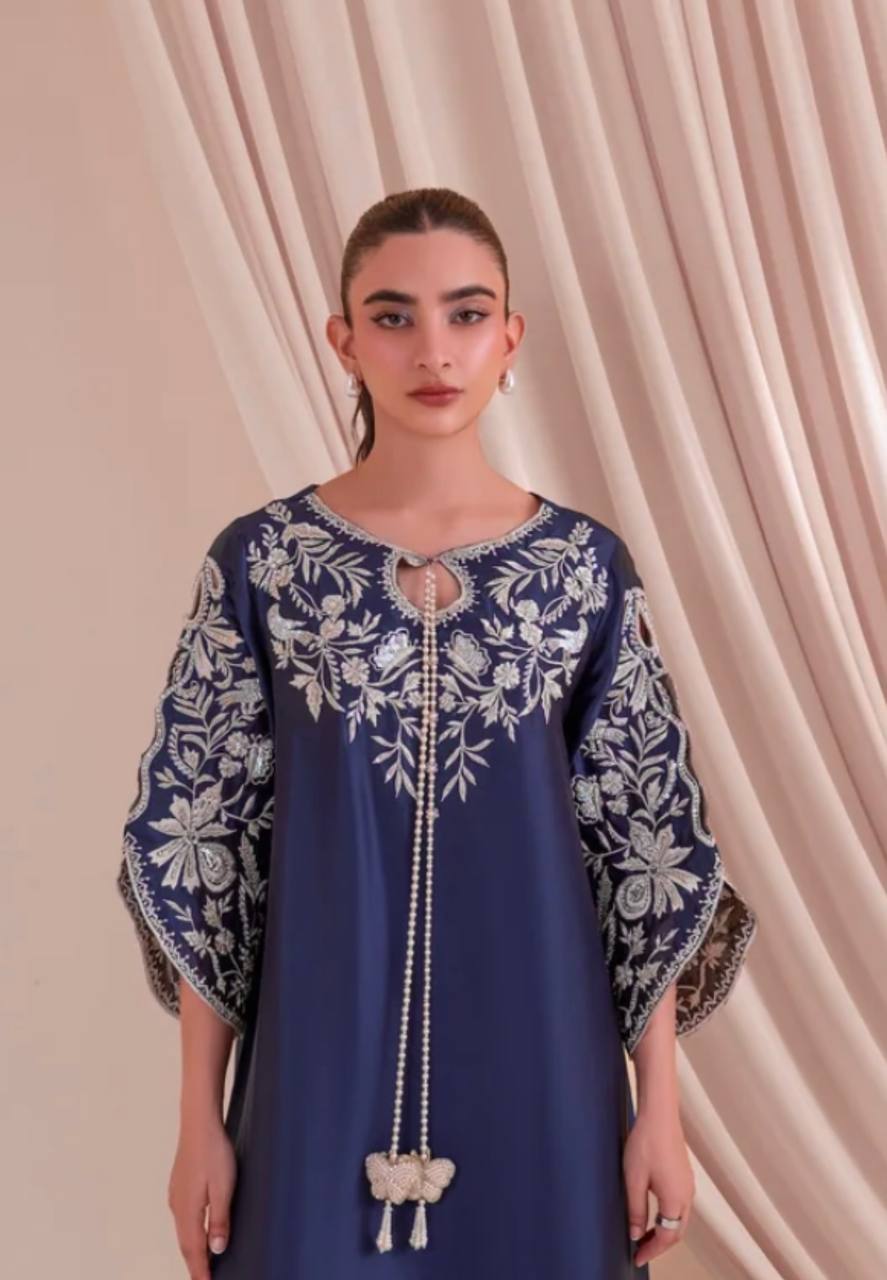 PD 1180 PAKISTANI LONG KAFTAN WITH DUPATTA SET AT BEST PRICE - Image 2