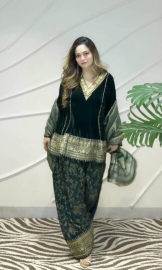 PD 1182 DESIGNER PARTYWEAR VELVET FARSHI PALAZZO SUITS AT WHOLESALE PRICE IN SURATPD 1182 DESIGNER PARTYWEAR VELVET FARSHI PALAZZO SUITS AT WHOLESALE PRICE IN SURAT