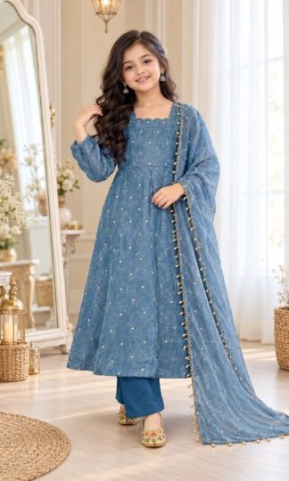 RRK 027 DESIGNER ANARKALI GOWN ONLINE FOR KIDS WEARRRK 027 DESIGNER ANARKALI GOWN ONLINE FOR KIDS WEAR