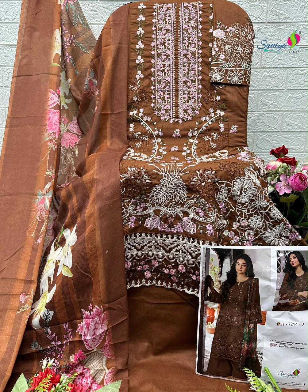 SANIYA TRENDZNX ELAF PAKISTANI SUIT AT BEST PRICE - Image 3