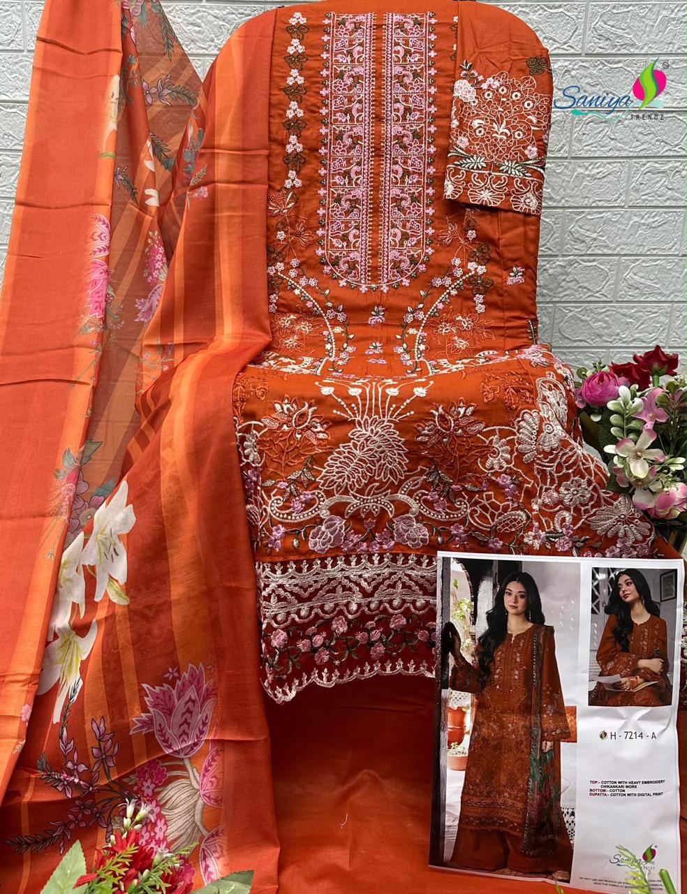 SANIYA TRENDZNX ELAF PAKISTANI SUIT AT BEST PRICE - Image 12