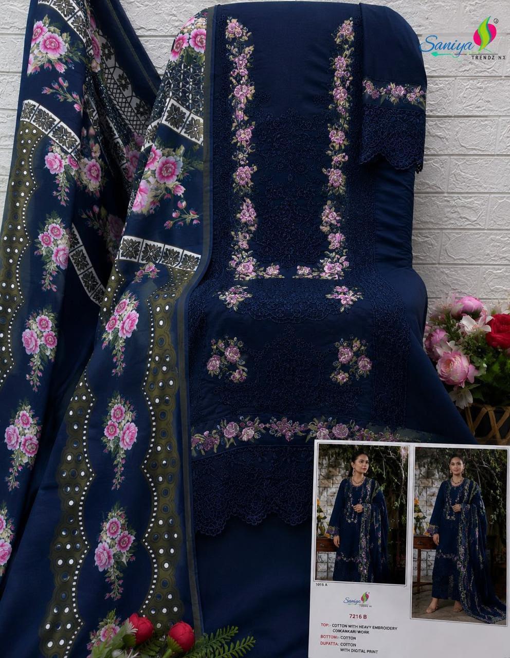 SANIYA TRENDZNX ELAF WHOLESALER PAKISTANI SUITS ONLINE INDIA - Image 2