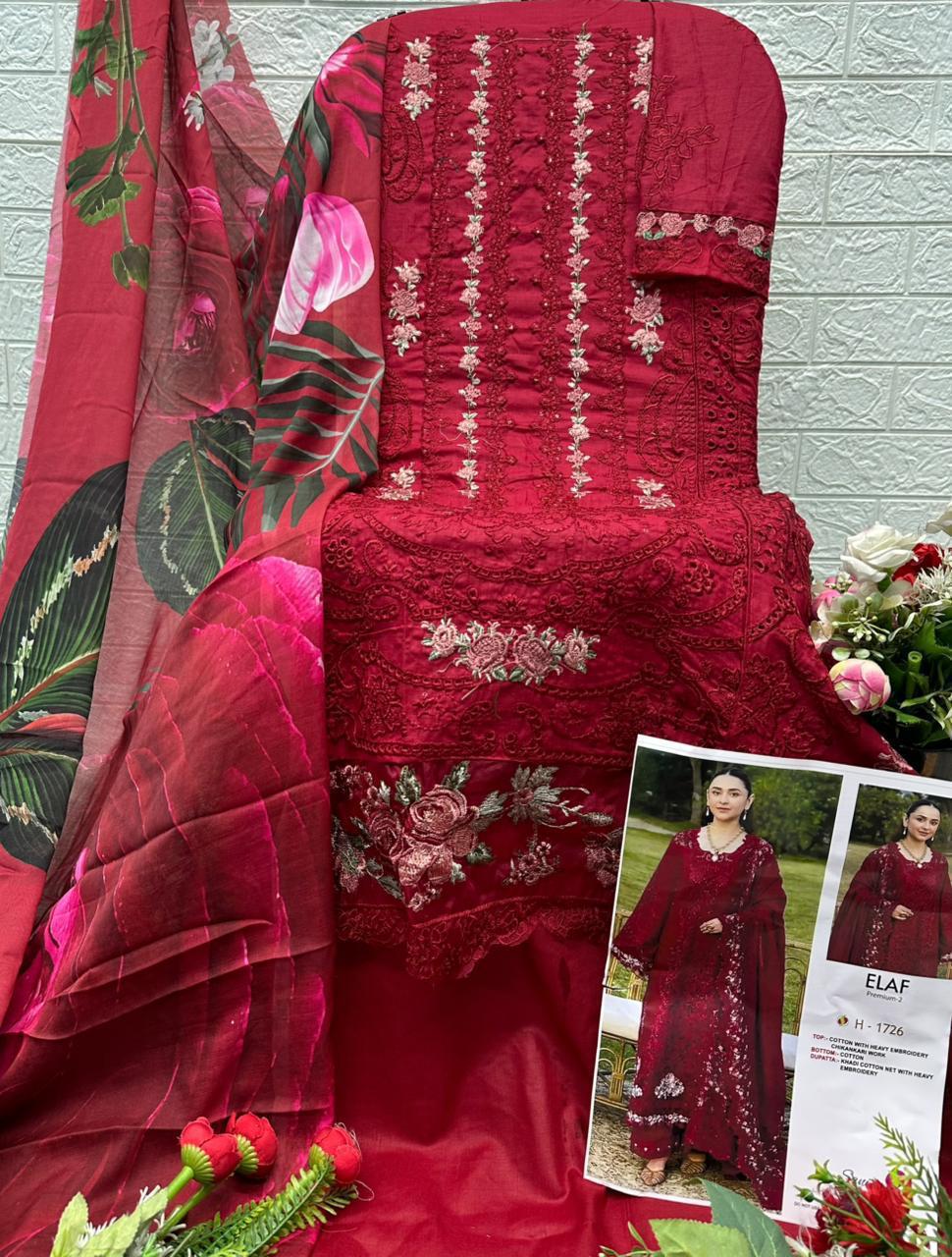 SANIYA TRENDZNX ELAF WHOLESALER PAKISTANI SUITS ONLINE INDIA - Image 3