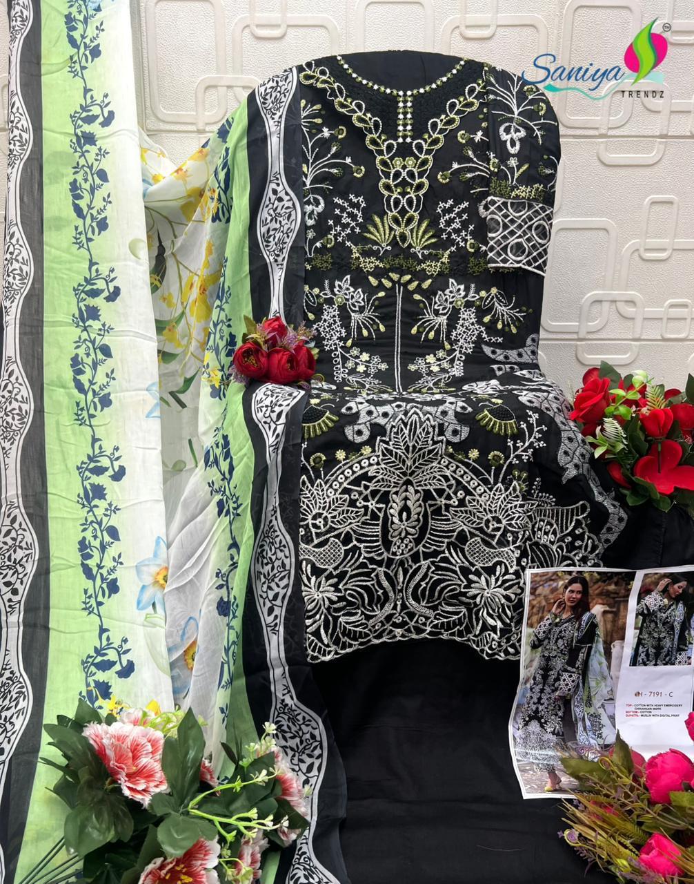 SANIYA TRENDZNX ELAF WHOLESALER PAKISTANI SUITS ONLINE INDIA - Image 4