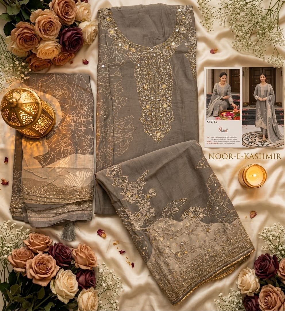 SHREE FABS KT 338 J DESIGNER PAKISTANI SUITS WITH PRICE - Image 2