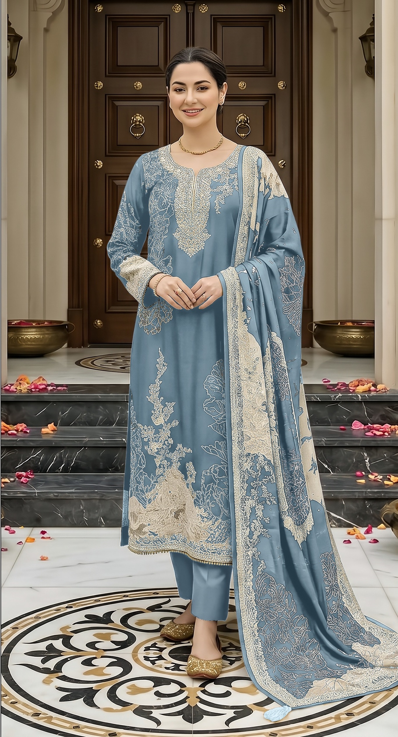 SHREE FABS KT 338 K PARTY WEAR PAKISTANI SUITS ONLINE (#165738)