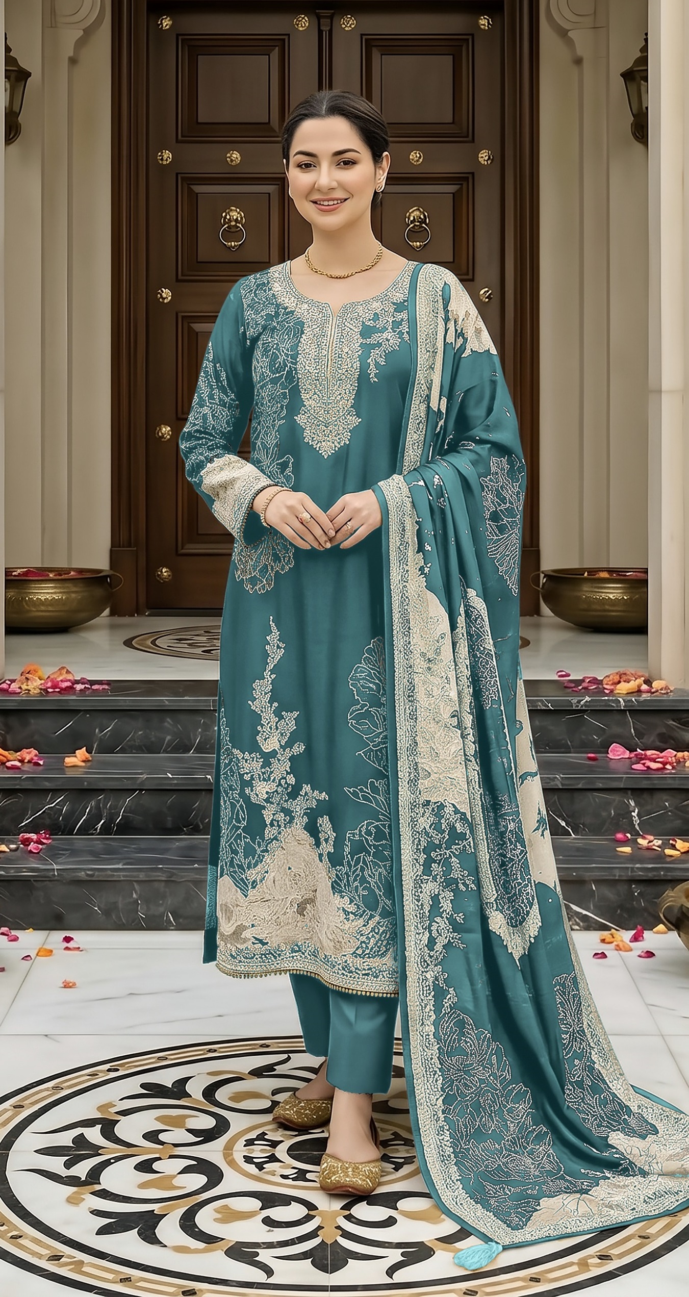 SHREE FABS KT 338 M PAKISTANI SUITS MANUFACTURER (#165745)