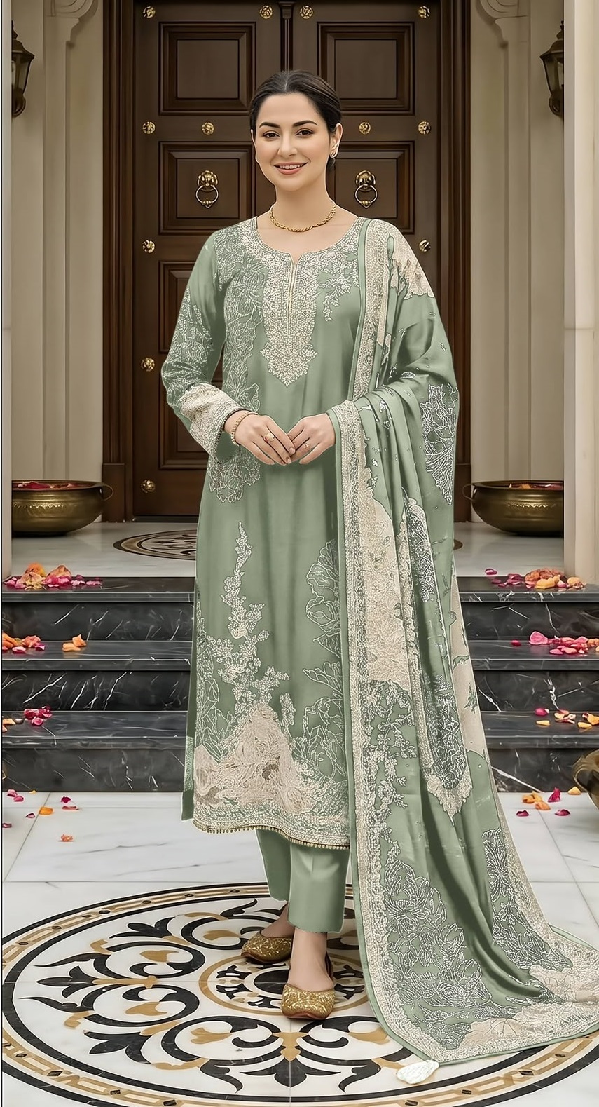 SHREE FABS KT 338 N PAKISTANI SUITS WHOLESALE PRICE (#165486)