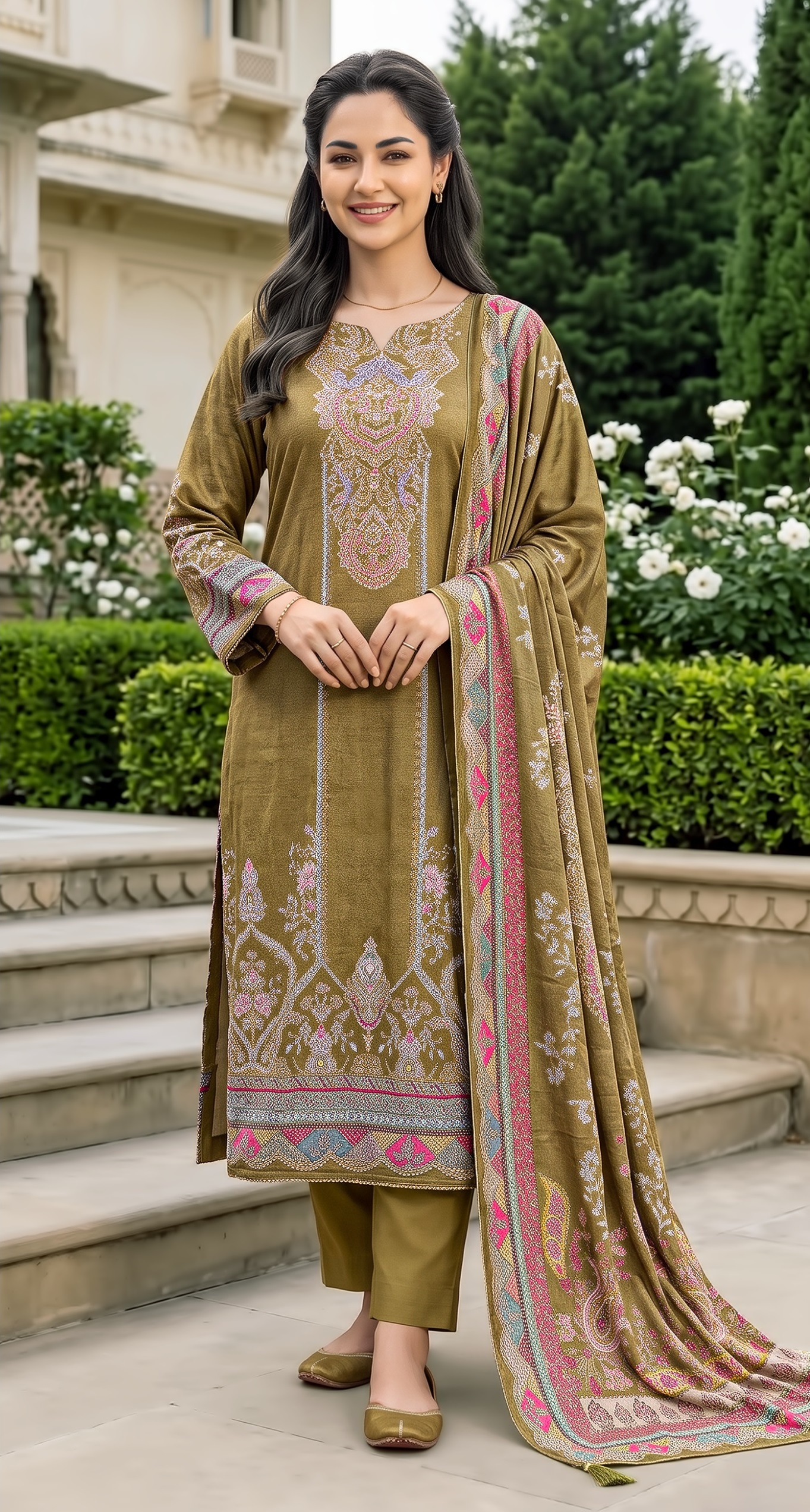 SHREE FABS KT 411 E PAKISTANI SUITS IN SINGLE PIECE (#165476)