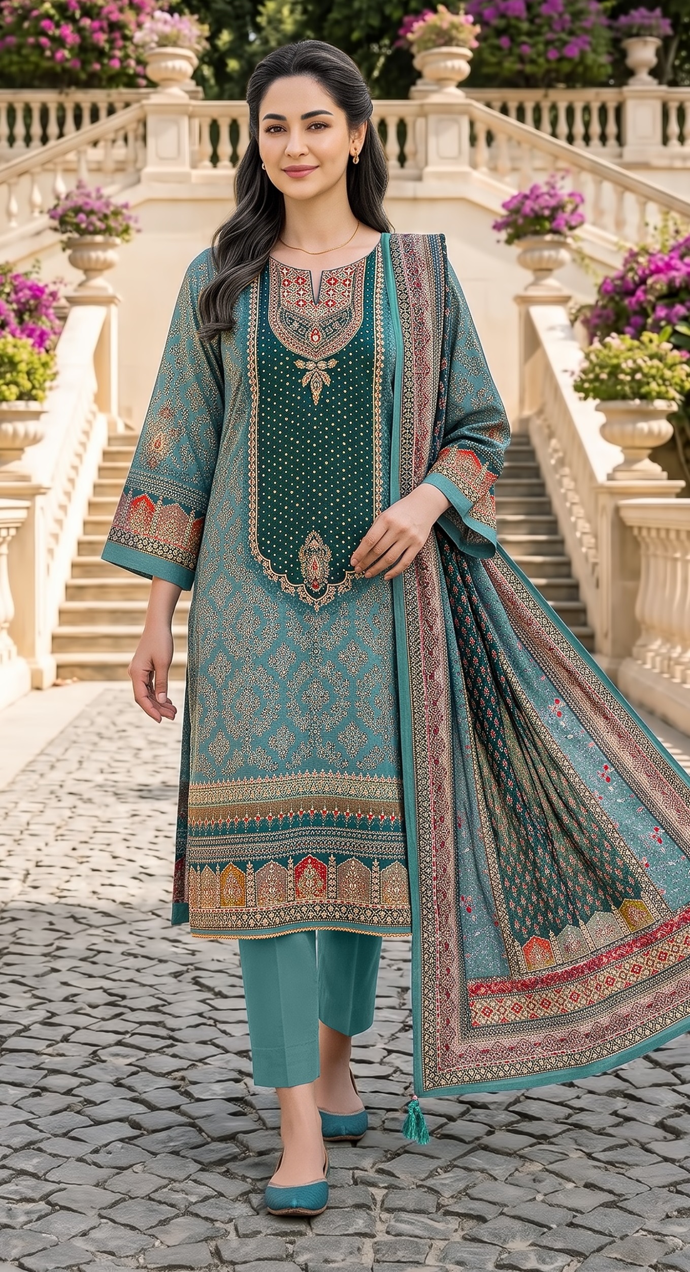 SHREE FABS KT 416 B PAKISTANI SUITS WHOLESALE PRICE (#165450)