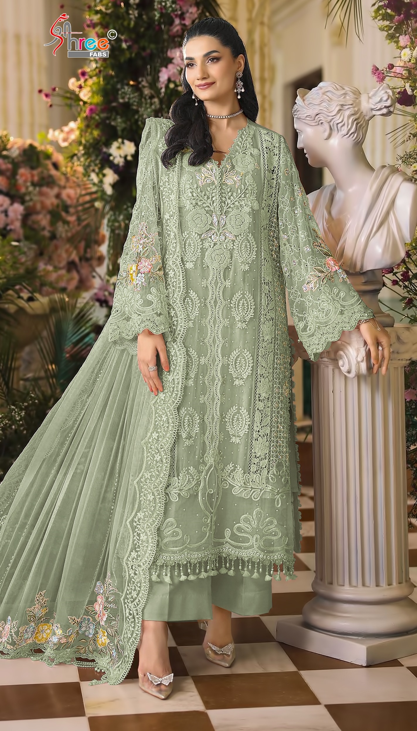 SHREE FABS SF 5670 B PAKISTANI SUITS WHOLESALE PRICE (#165381)