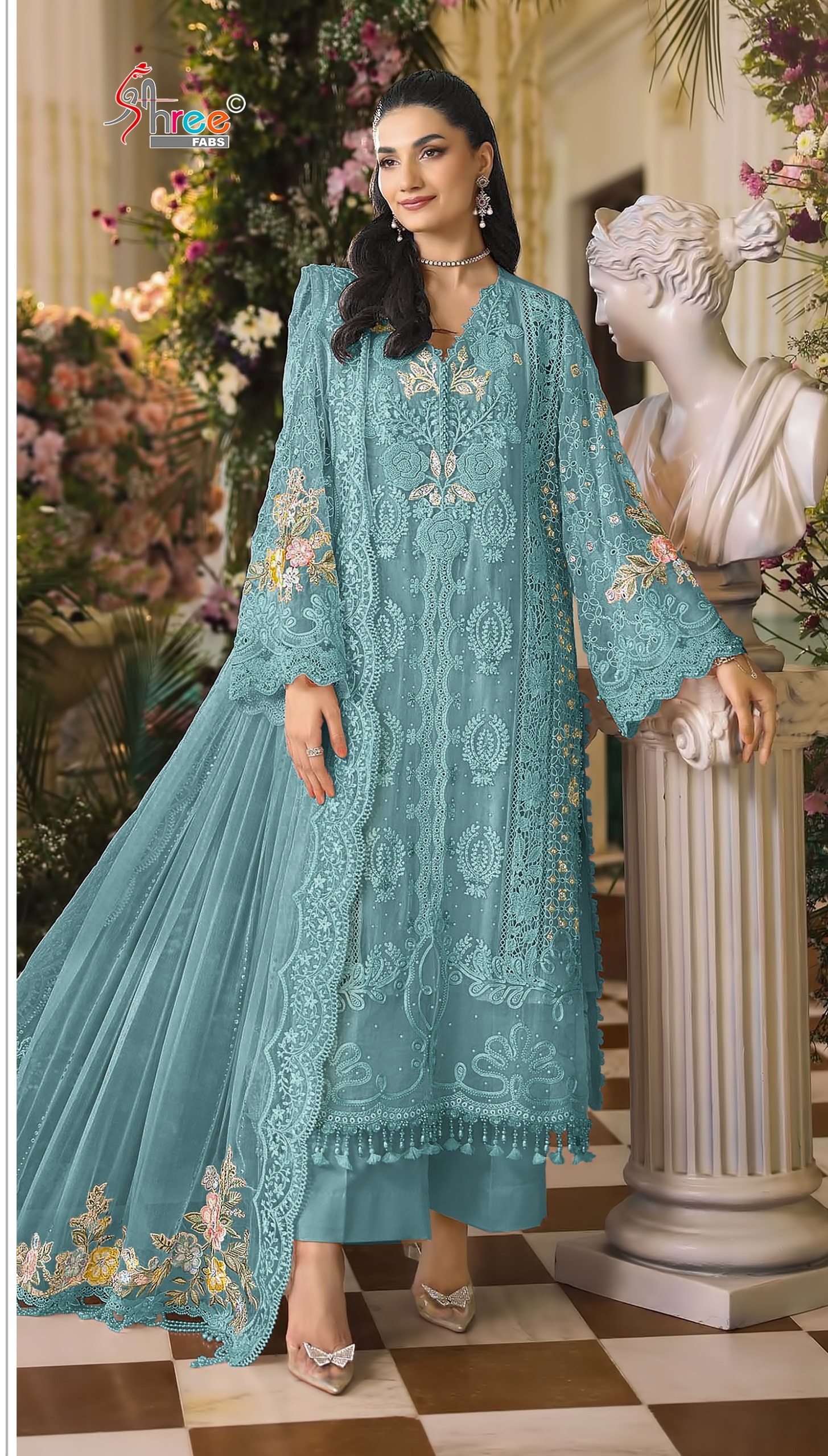 SHREE FABS SF 5670 D PAKISTANI SUITS FOR WOMEN (#165383)