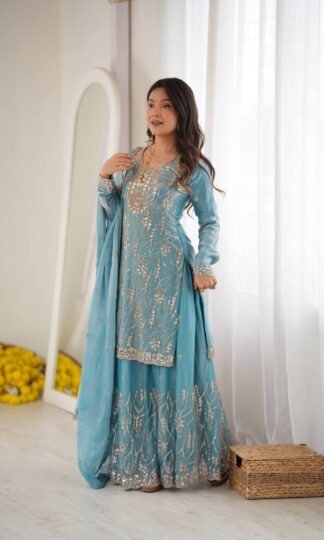 SP 105 DESIGNER SHARARA SUITS ONLINE COLLECTION 2026SP 105 DESIGNER SHARARA SUITS ONLINE COLLECTION 2026