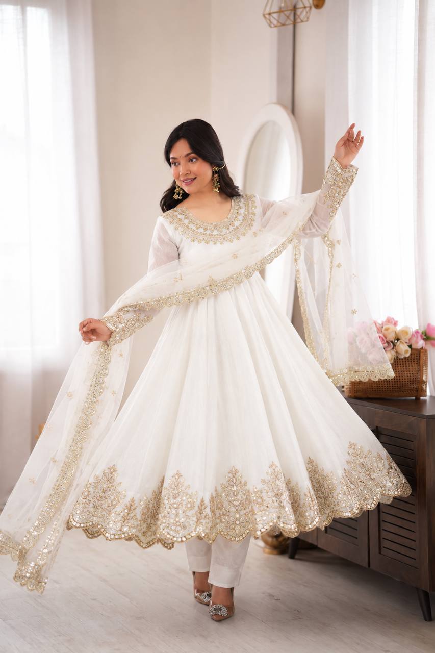 SR 1723 KARKWACHAUTH SPECIAL ANARKALI GOWN ONLINE (#165606)