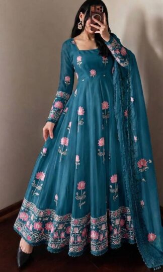 SR 1724 PAKISTANI ANARKALI GOWN ONLINE COLLECTIONSR 1724 PAKISTANI ANARKALI GOWN ONLINE COLLECTION