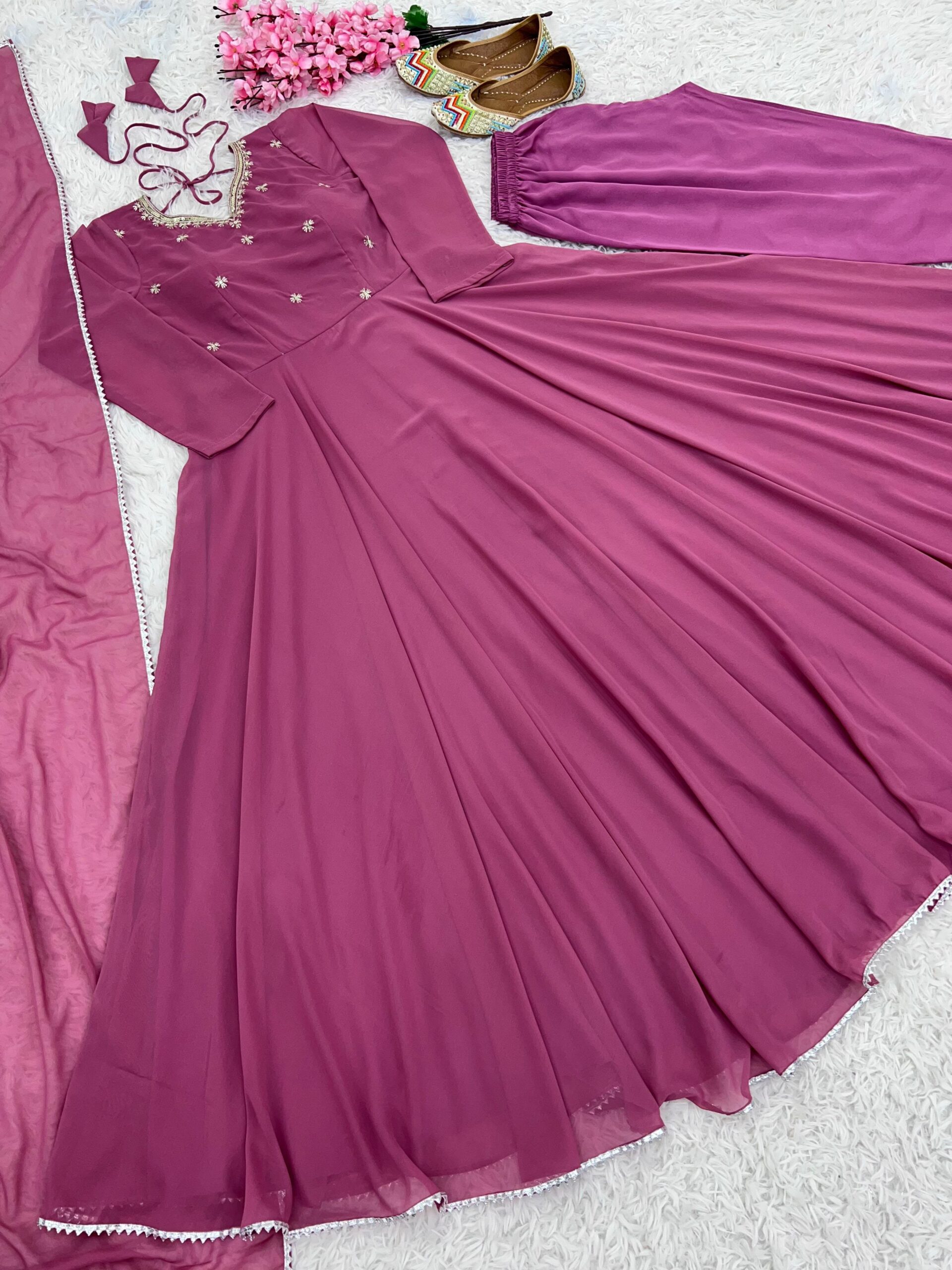 SRK 5196 PAKISTANI ANARKALI GOWN ONLINE WHOLESALE