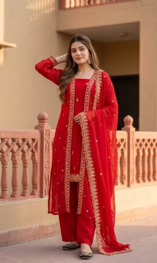 ST 254 KARWA CHAUTH SPECIAL SHARGE TOP WITH DUPATTA COLLECTIONST 254 KARWA CHAUTH SPECIAL SHARGE TOP WITH DUPATTA COLLECTION