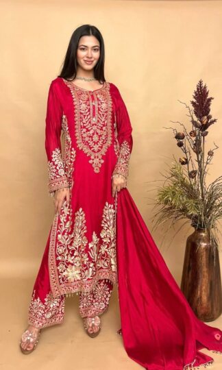 ST 256 RED PAKISTANI SUITS ONLINE SHOPPINGST 256 RED PAKISTANI SUITS ONLINE SHOPPING