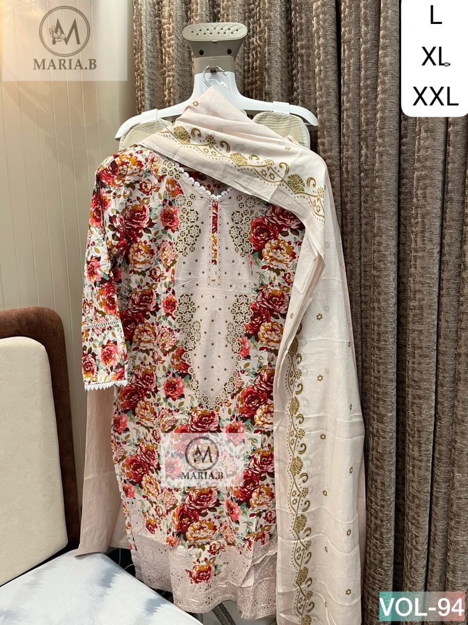 THE LIBAS COLLECTION 94 COTTON STITCHED PAKISTANI KURTI WITH PRICE - Image 4