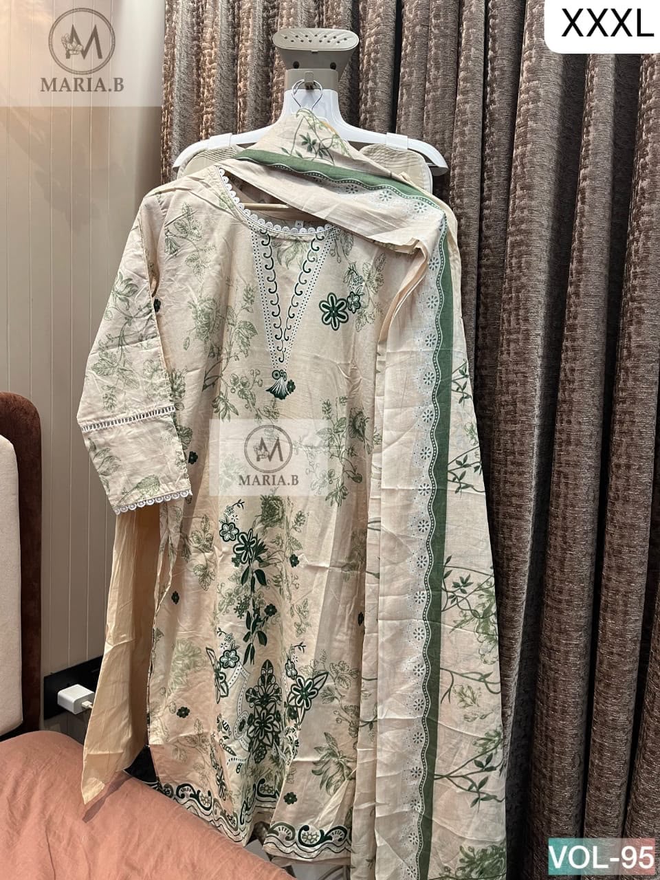 THE LIBAS COLLECTION 95 COTTON STITCHED PAKISTANI KURTI IN SINGLE PIECE - Image 2