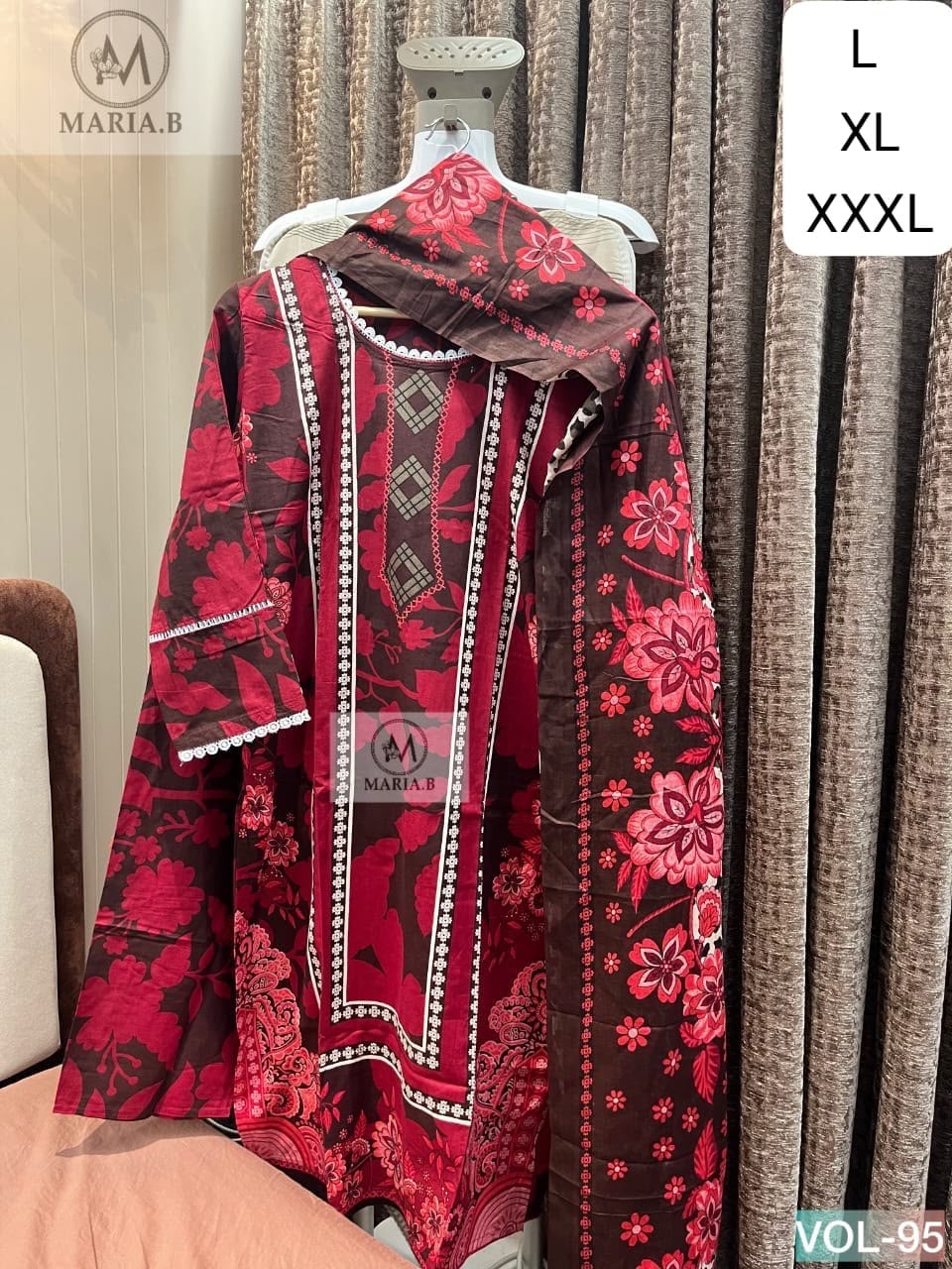 THE LIBAS COLLECTION 95 COTTON STITCHED PAKISTANI KURTI IN SINGLE PIECE