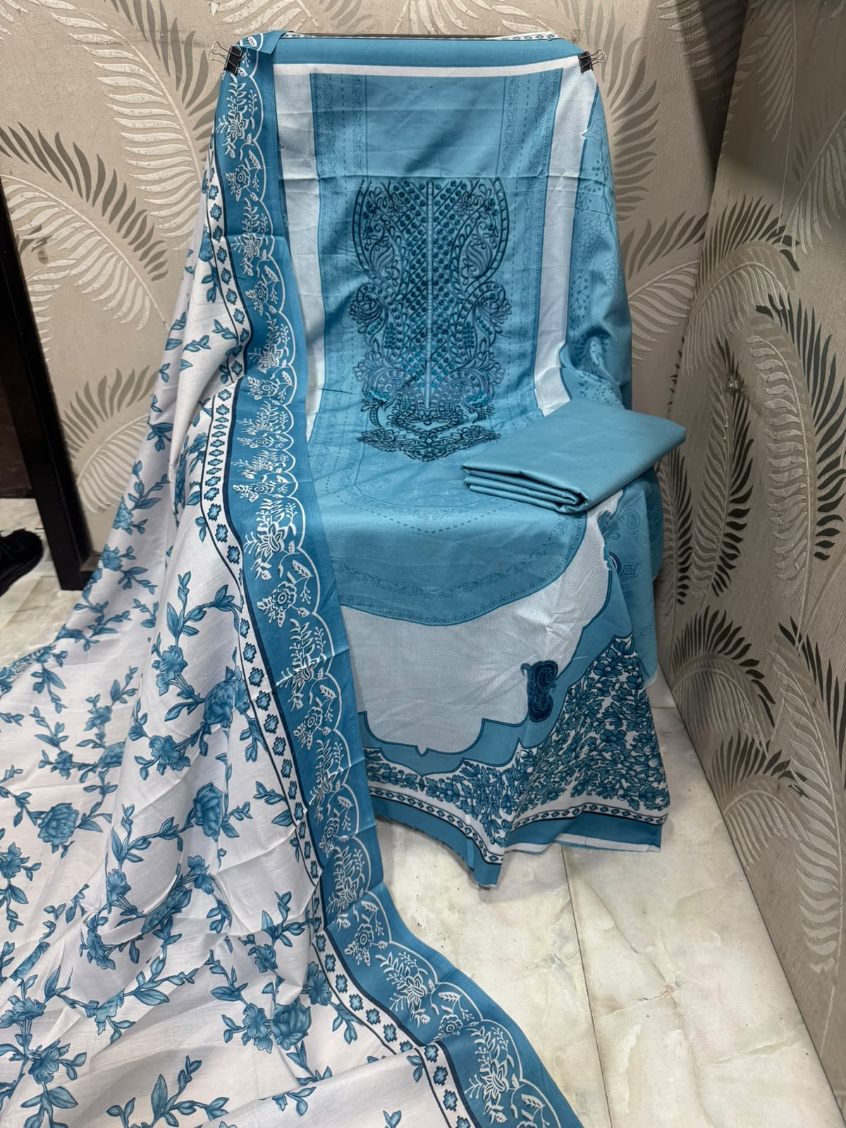 THE LIBAS COLLECTION COTTON DESIGNER PAKISTANI SUIT WITH PRICE (#165310)