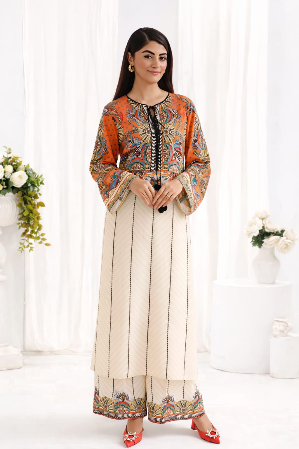 THE LIBAS COLLECTION DESIGNER 2 PC COORDS SUITS WHOLESALE SURAT (#166306)