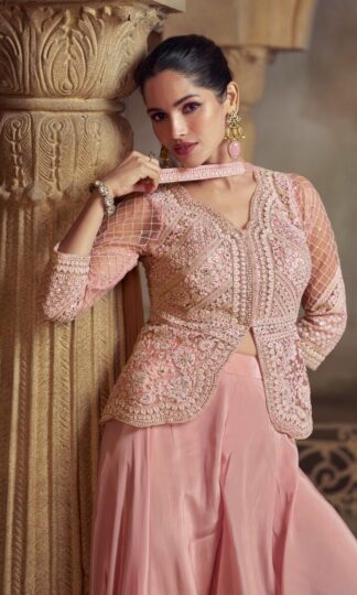 SAYURI DESIGNER 5023 ZEENATPARTY WEAR KURTI WITH PLAZZO SET ONLINESAYURI DESIGNER 5023 ZEENATPARTY WEAR KURTI WITH PLAZZO SET ONLINE