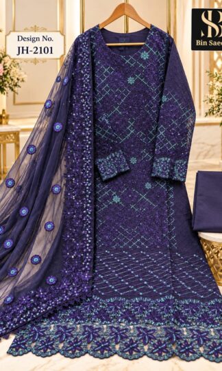 BIN SAEED JH 2101 LONG PARTY WEAR PAKISTANI KURTI ONLINE SHOPPINGBIN SAEED JH 2101 LONG PARTY WEAR PAKISTANI KURTI ONLINE SHOPPING