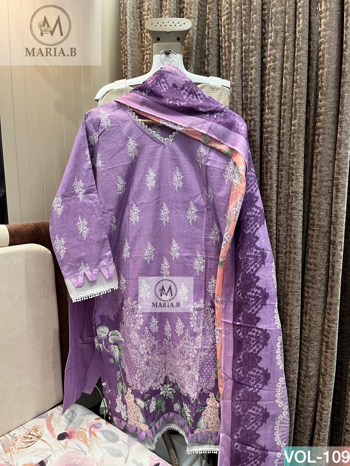 MARIA B STITCH VOL 109 READYMADE PAKISTANI KURTI WITH PRICE (#165363)