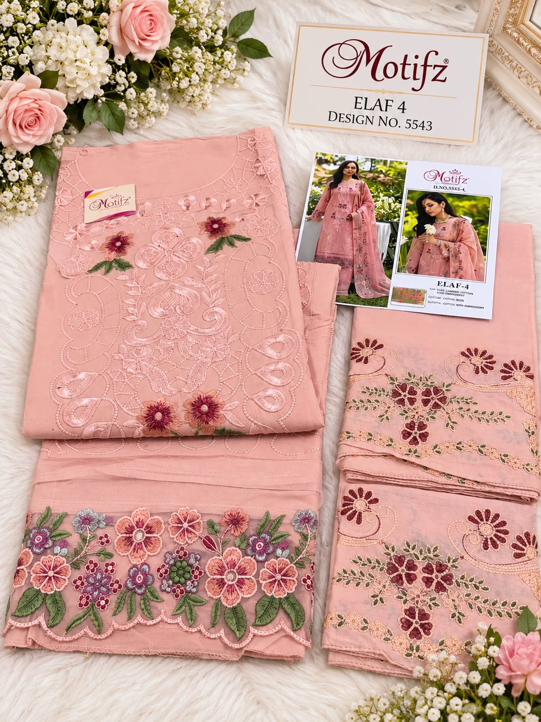 MOTIFZ 5543 A ELAF 4 PAKISTANI SUITS ONLINE SHOPPING (#165208)
